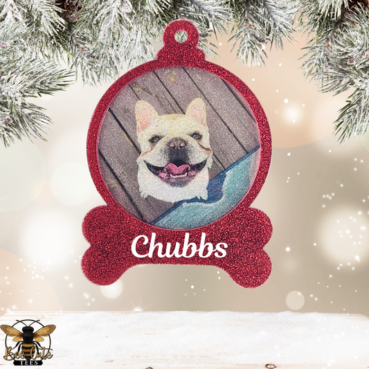 Personalized Acrylic Dog Ornament
