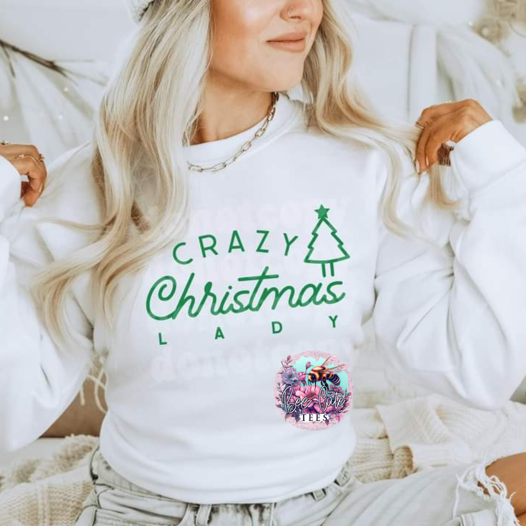 Crazy Christmas Lady