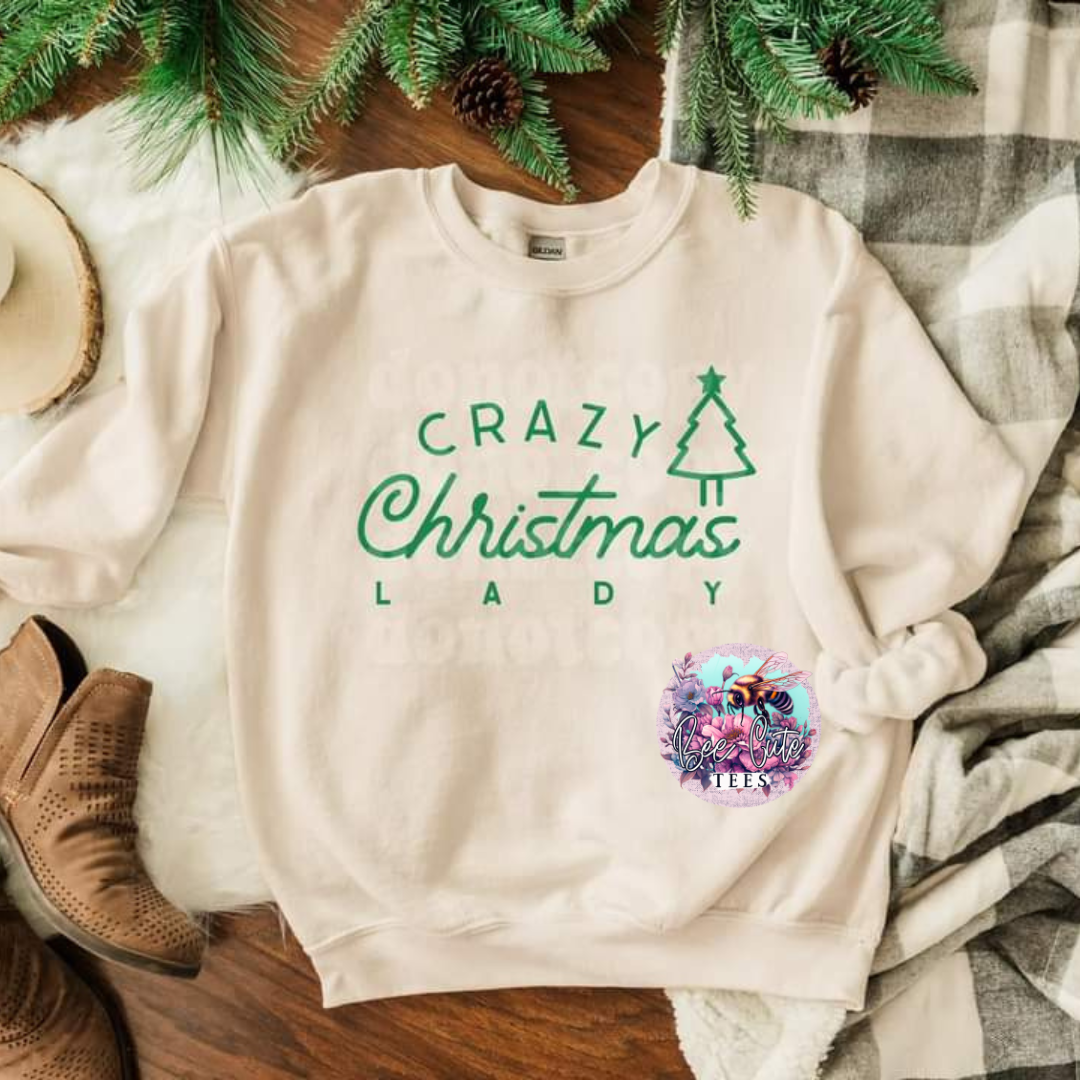 Crazy Christmas Lady