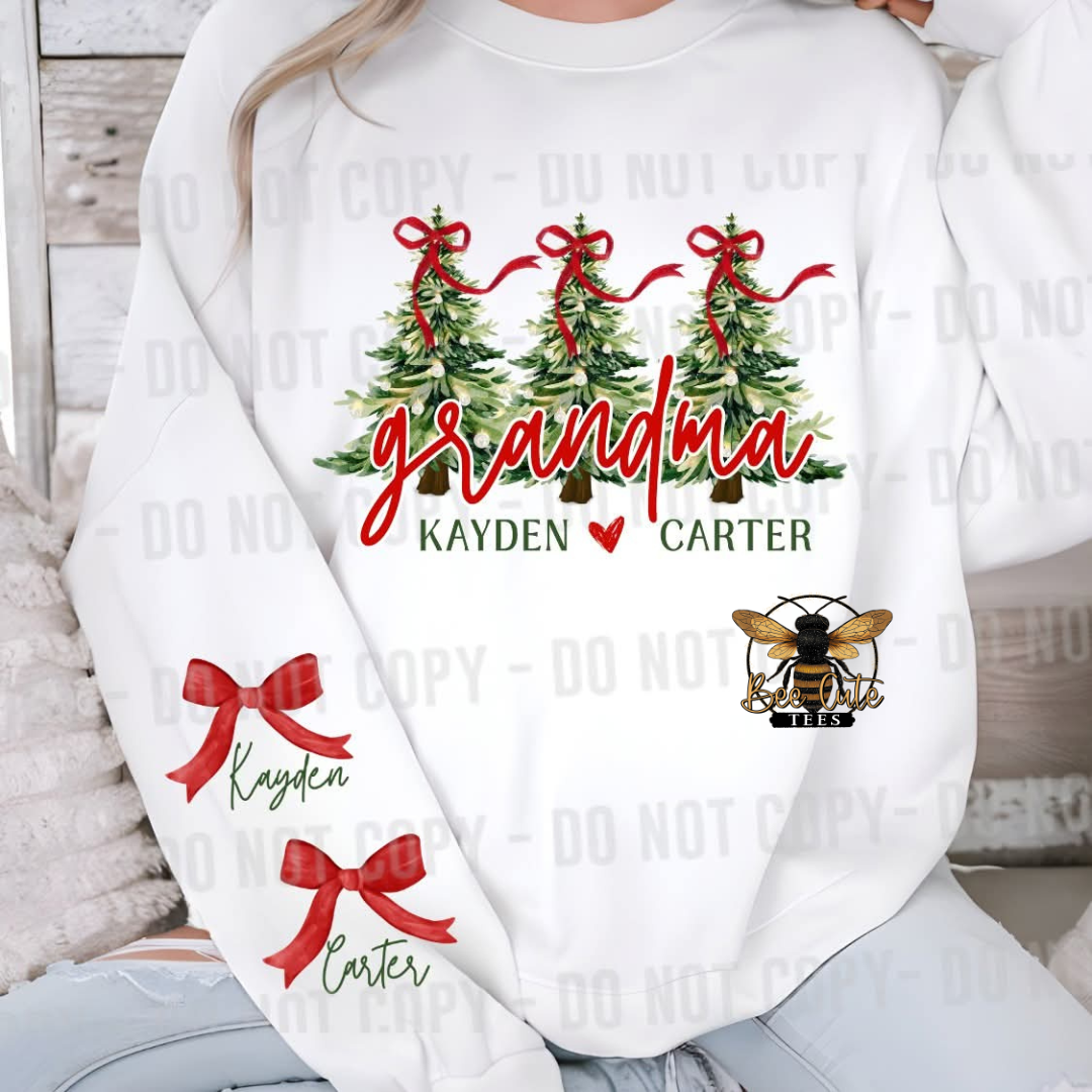 Custom Family Christmas Tree