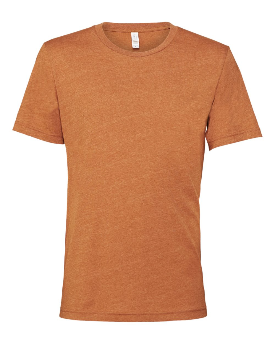 orange t-shirt on a white background