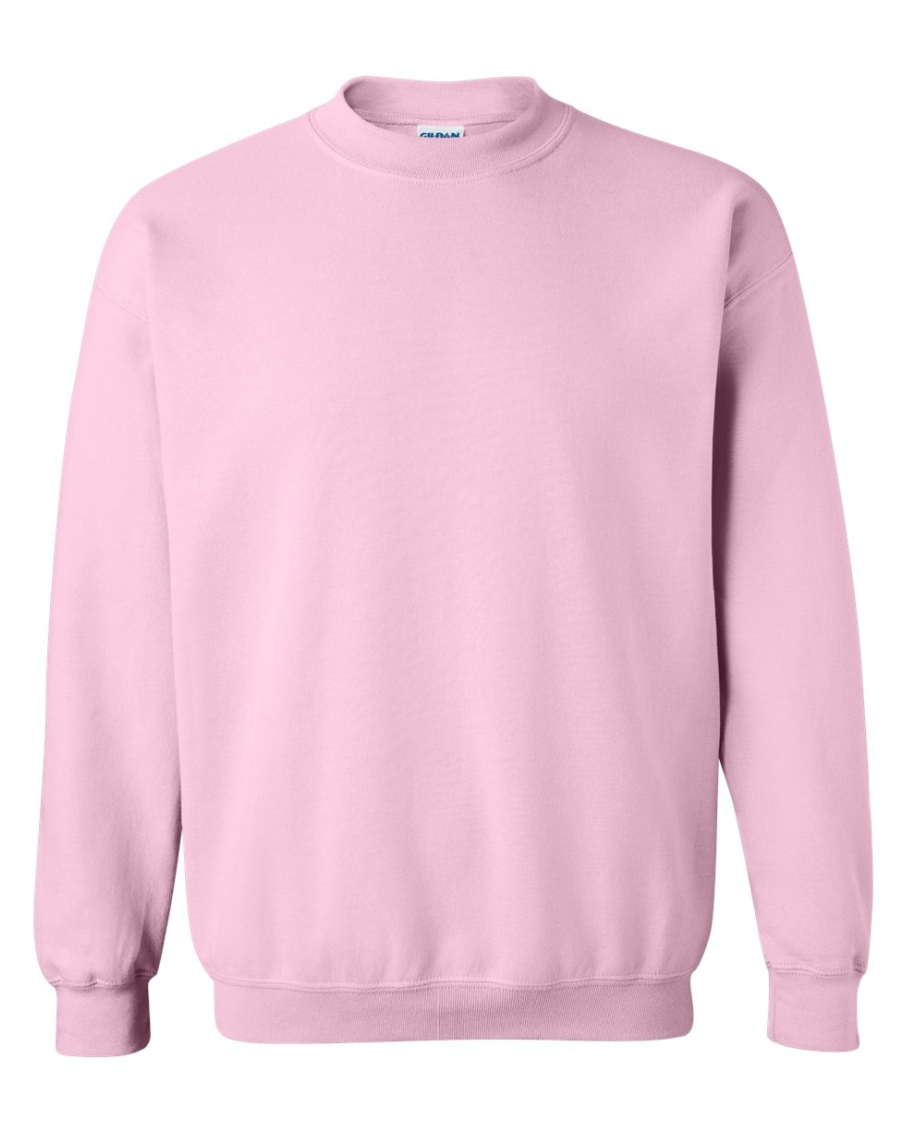 Pink sweatshirt on a white background