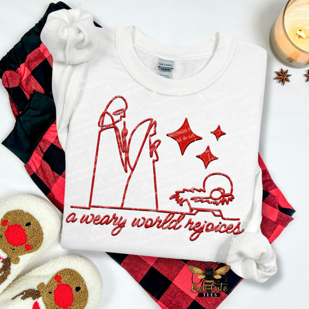 A Weary World Rejoices Red