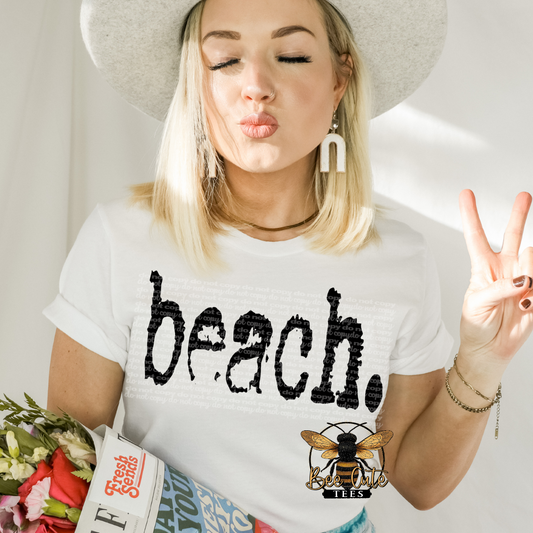 Beach Typography