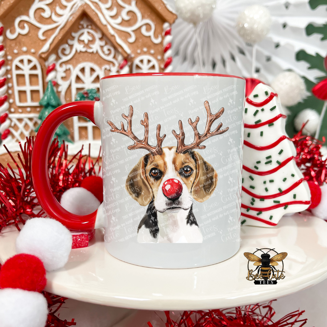 Beagle Christmas Mug