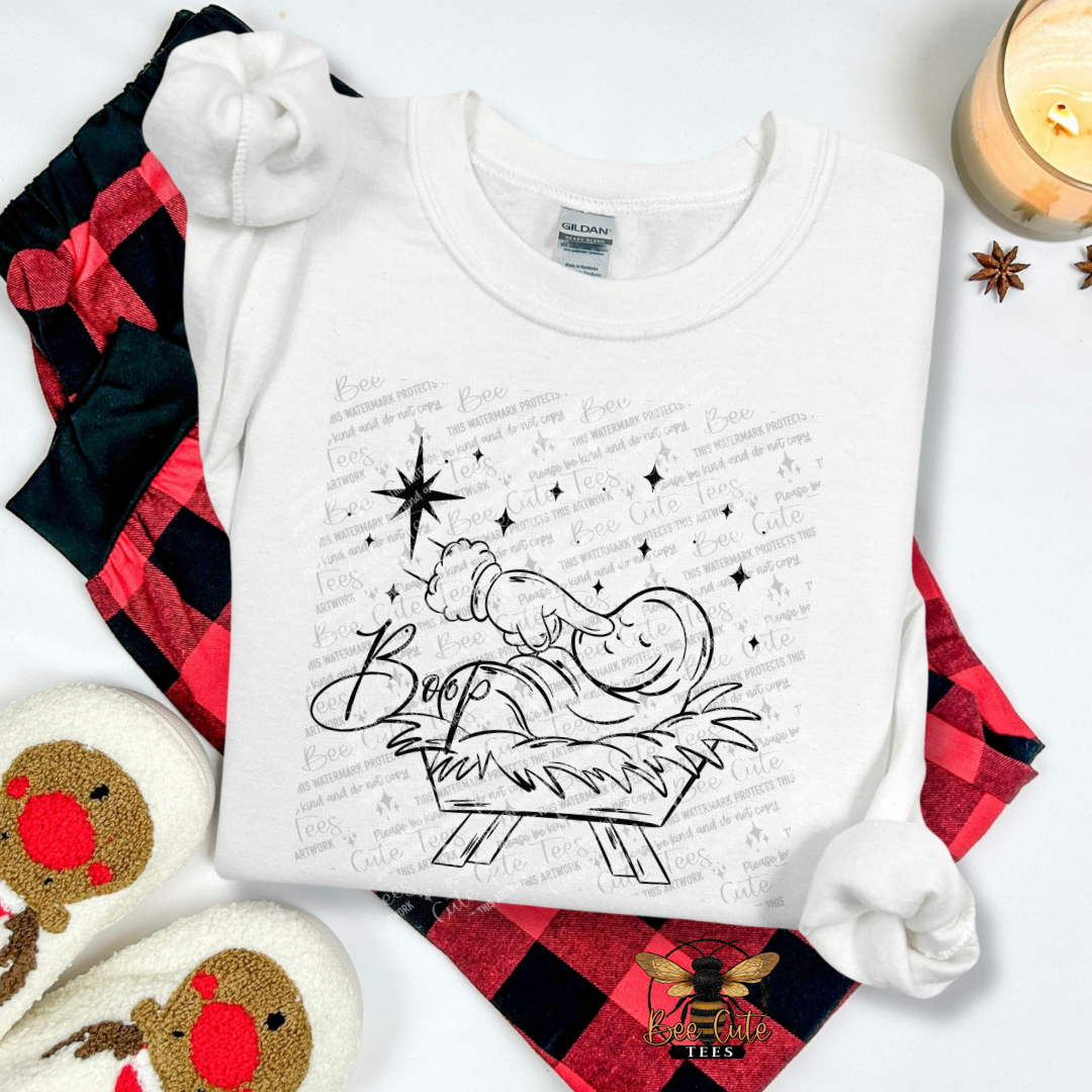 Boop Baby Jesus Black