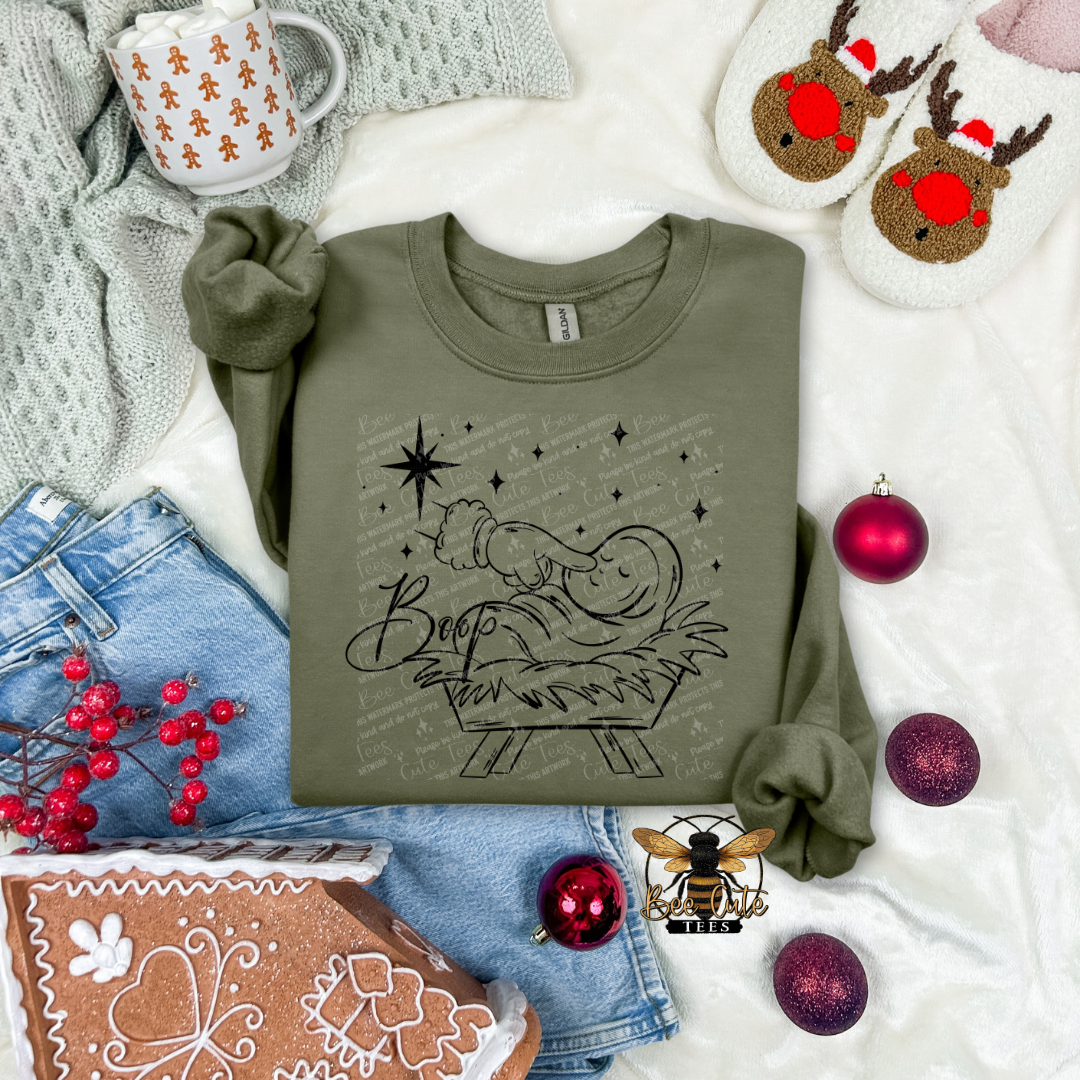 Boop Baby Jesus Black