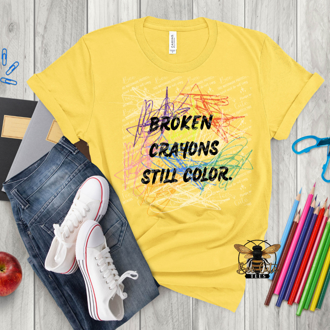 Broken Crayons Black