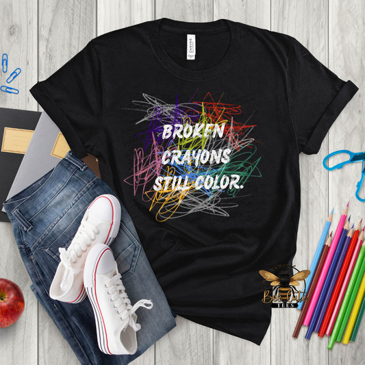 Broken Crayons White