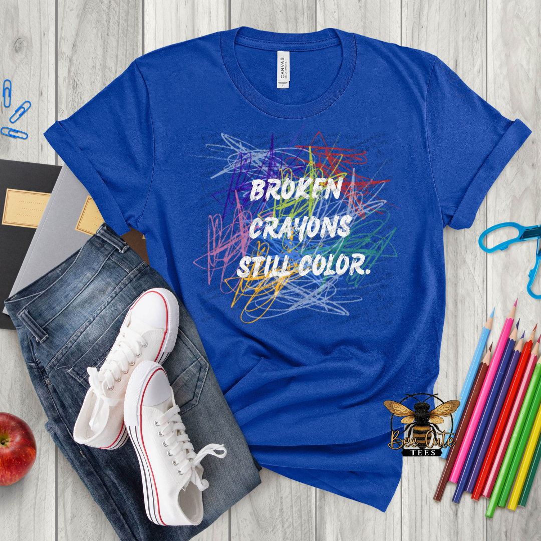 Broken Crayons White