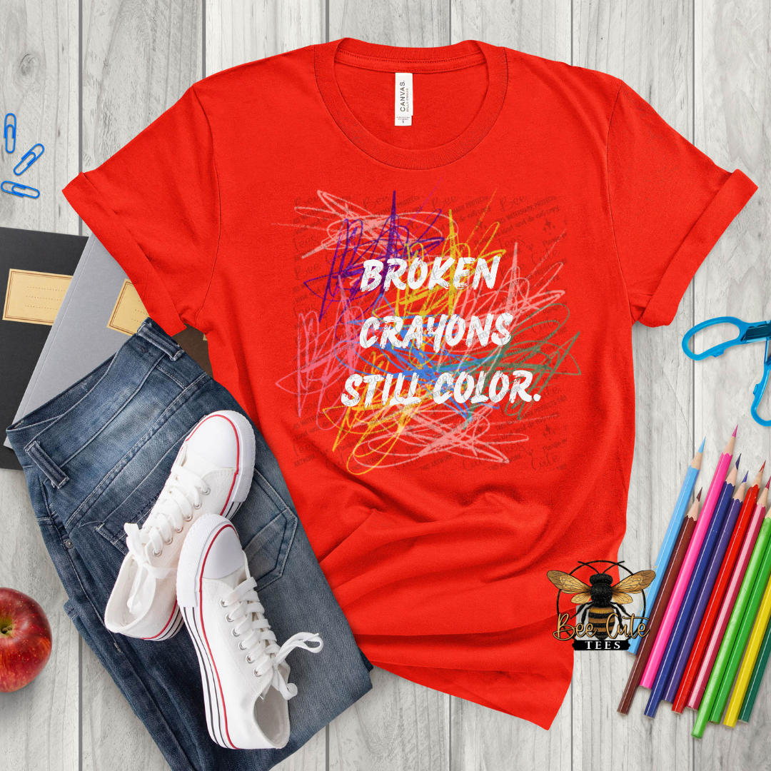 Broken Crayons White