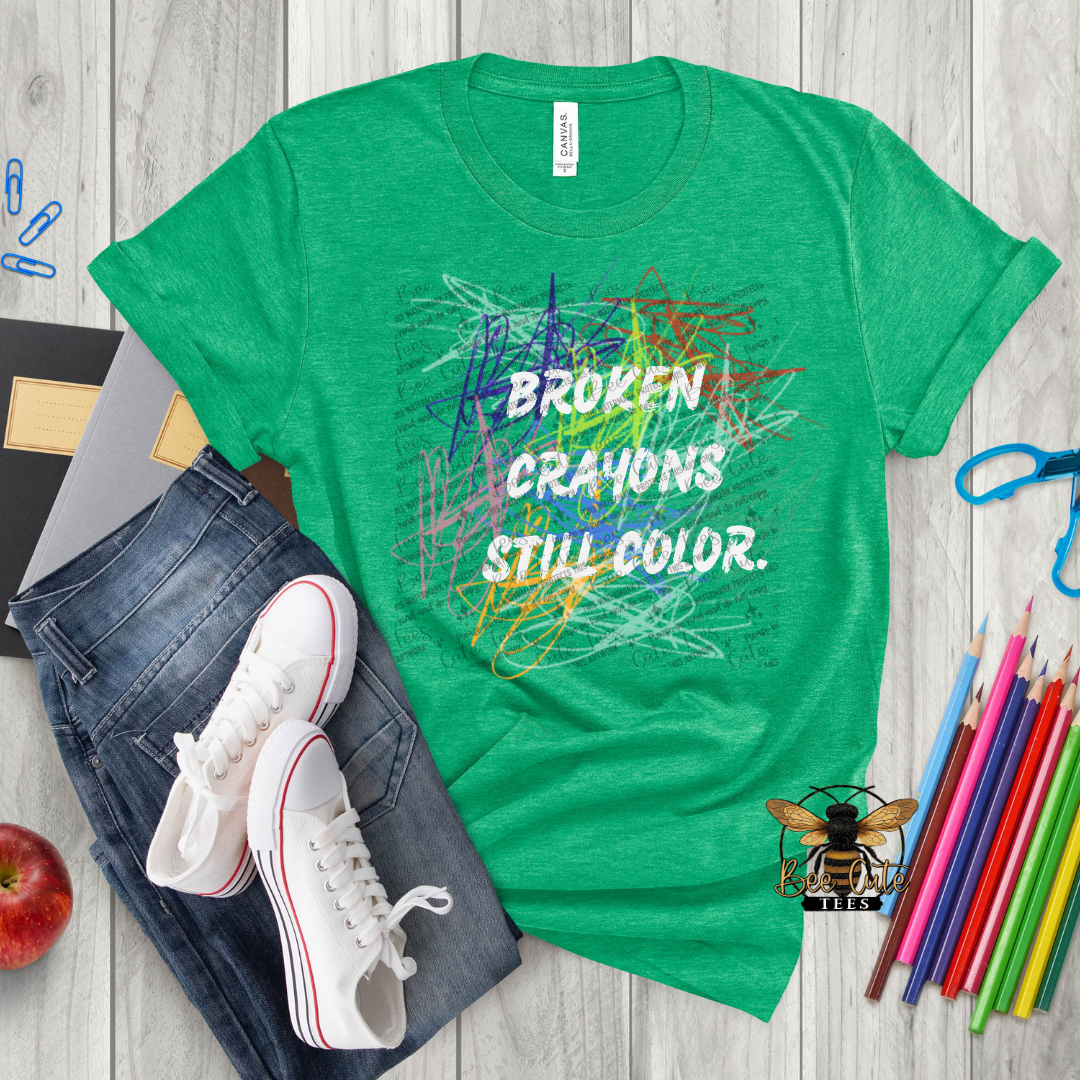 Broken Crayons White