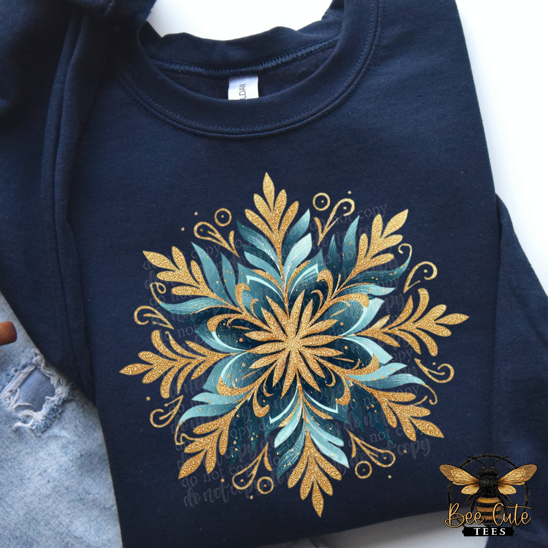Brushstroke Snowflake