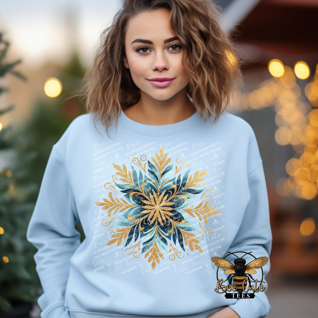 Brushstroke Snowflake