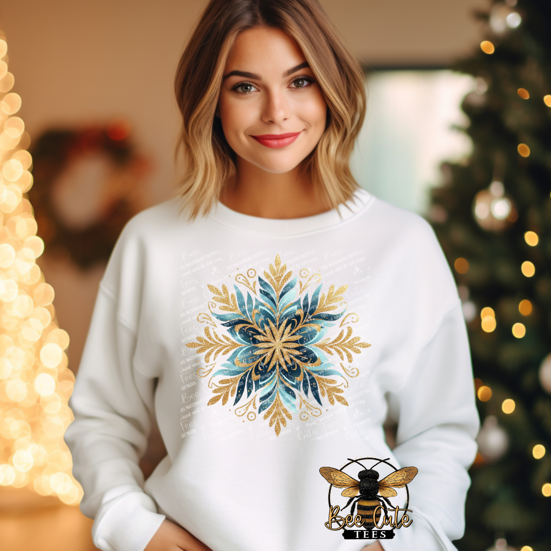 Brushstroke Snowflake