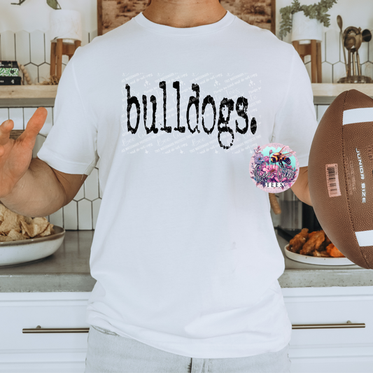 Bulldogs Typography
