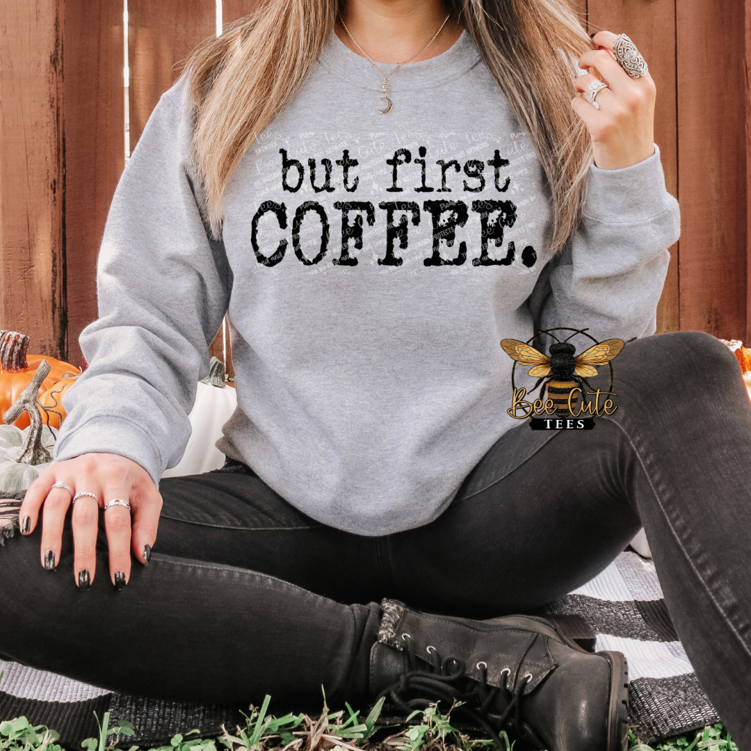 But First Coffee Typography