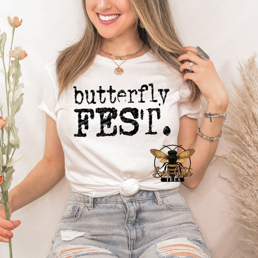 Butterfly Fest Typography