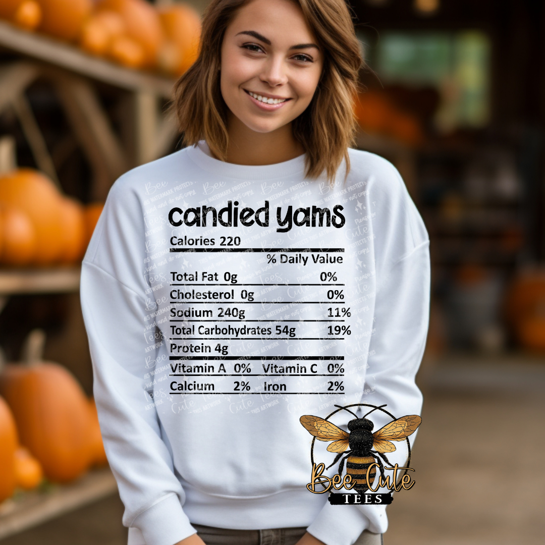 Candied Yams Nutritional Facts