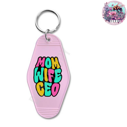 CEO Motel Keychain