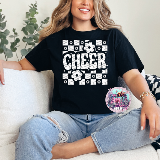 Cheer Checkered White