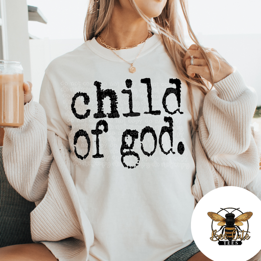 Child Of God Typography