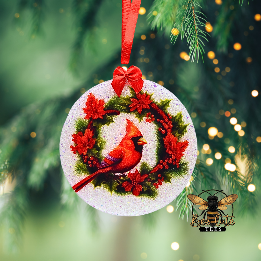 Cardinal Acrylic Ornament