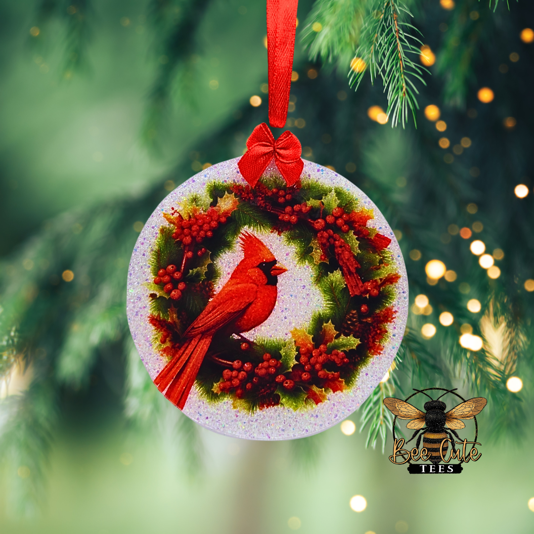 Cardinal Acrylic Ornament