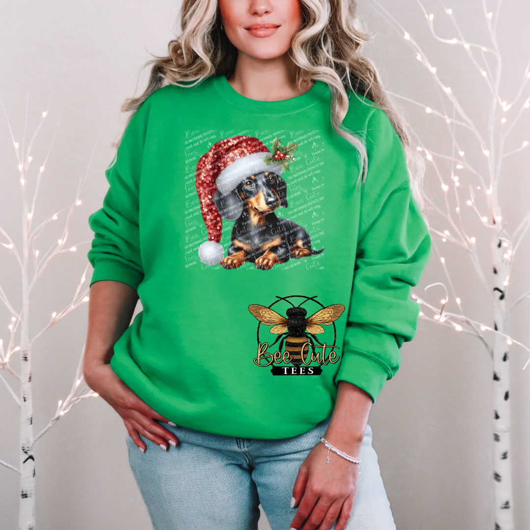 Christmas Dachshund