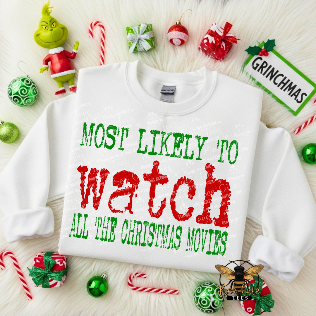 Most Likely To Watch All The Christmas Movies