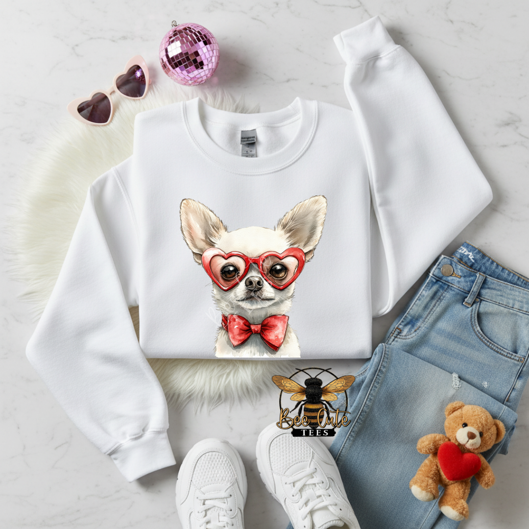 Clear Sunnies Chihuahua White