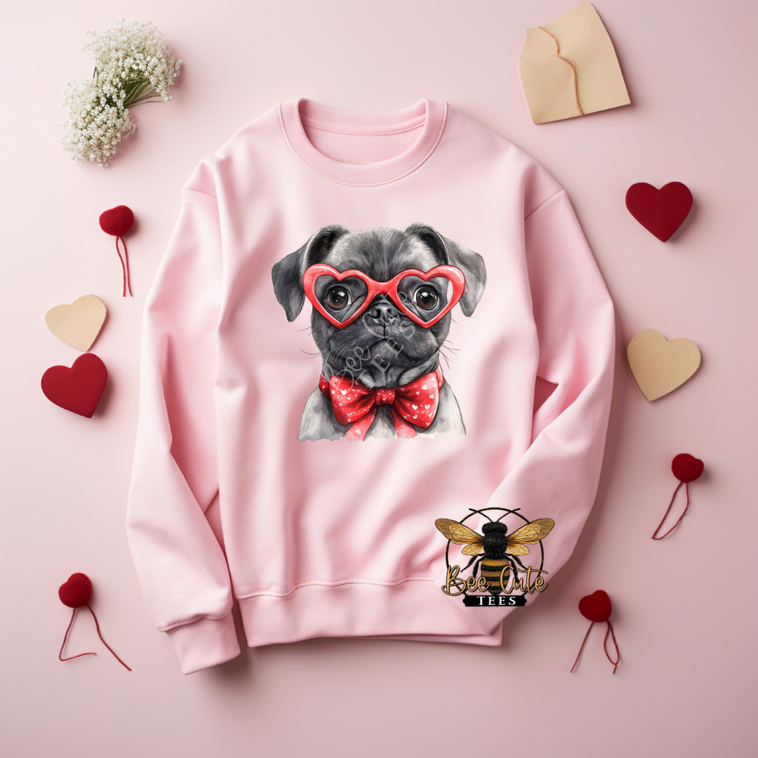 Clear Sunnies Pug Gray