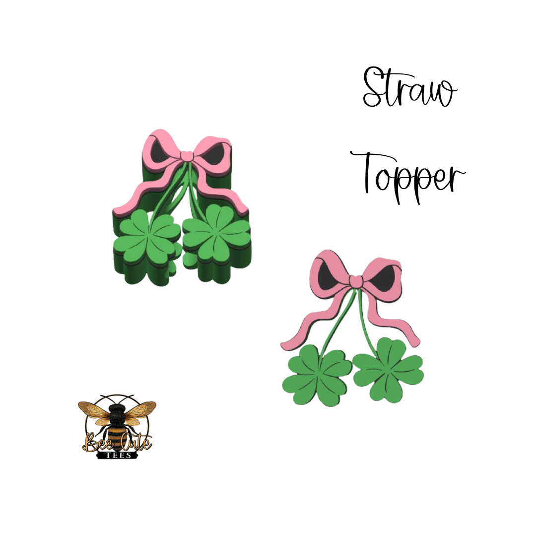 Clover Cherry Straw Topper