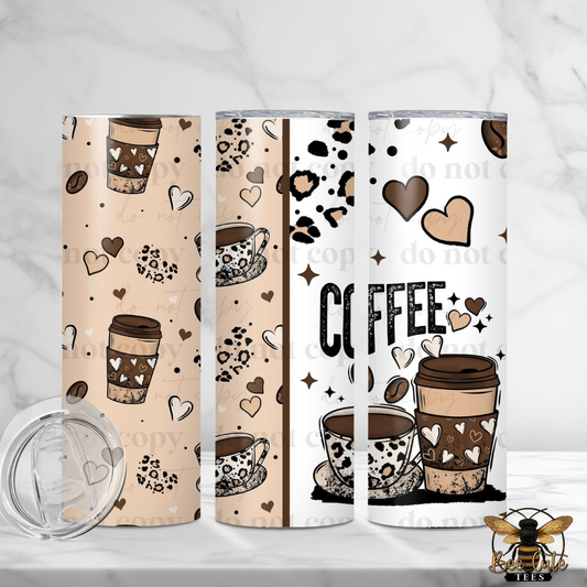 Coffee Hearts Tumbler