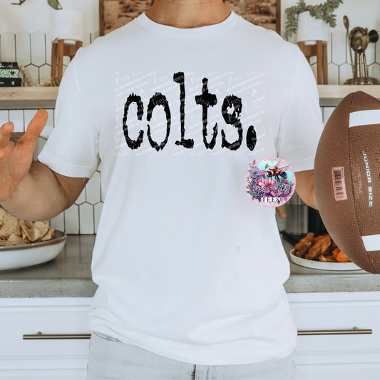 Colts Typography