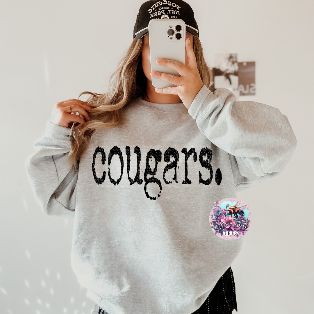 Cougars Typography