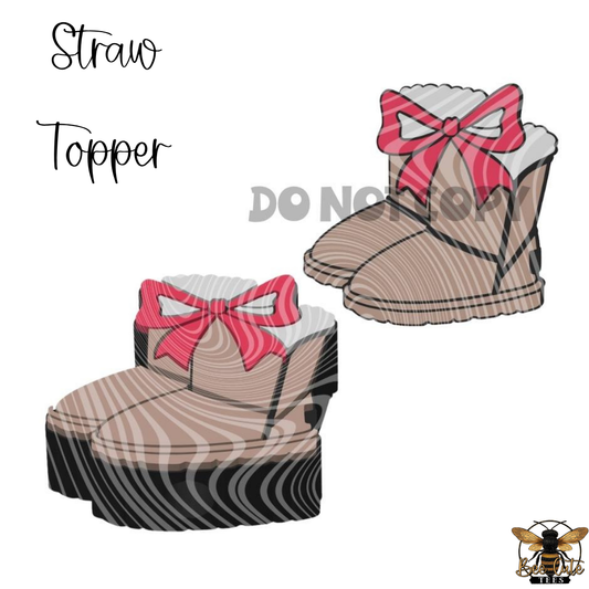 Cozy Boots Straw Topper