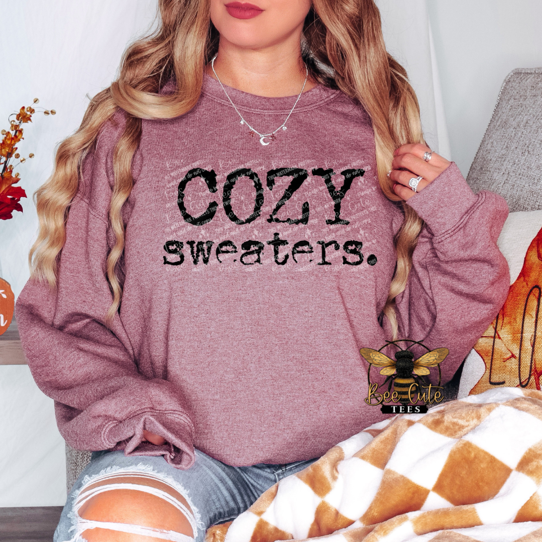 Cozy Sweaters Typography