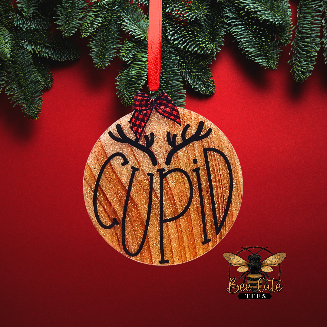 Reindeer Acrylic Christmas Ornaments