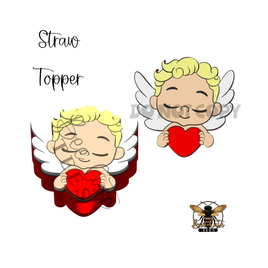 Cupid Straw Topper