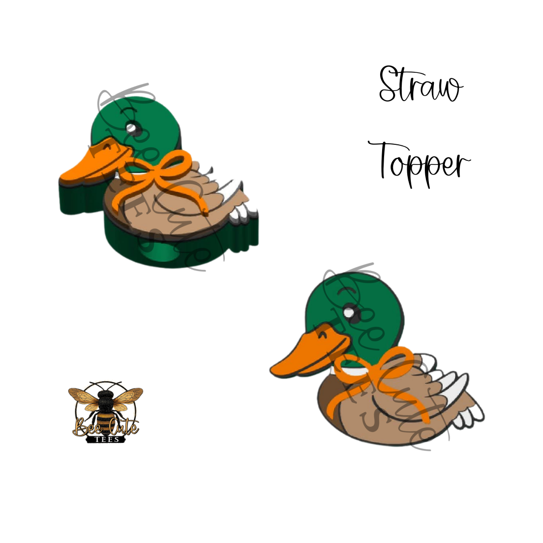 Duck Straw Topper