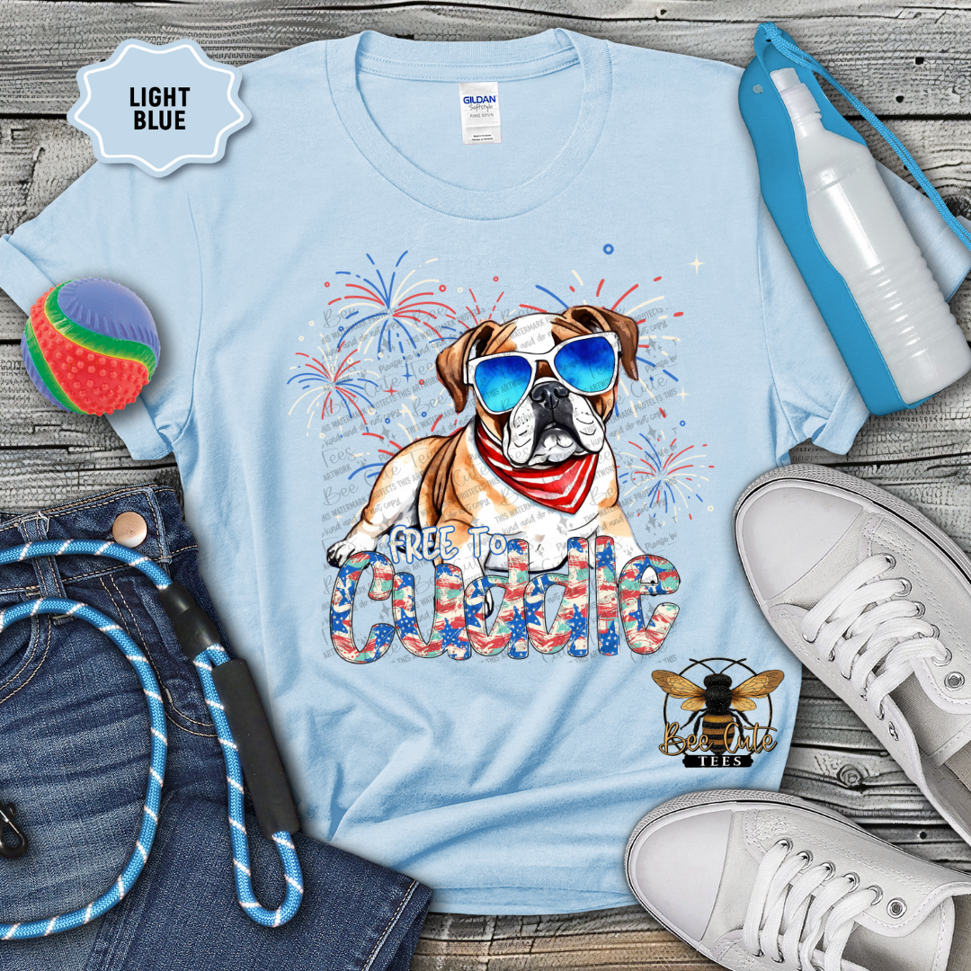 Free To Cuddle English Bulldog