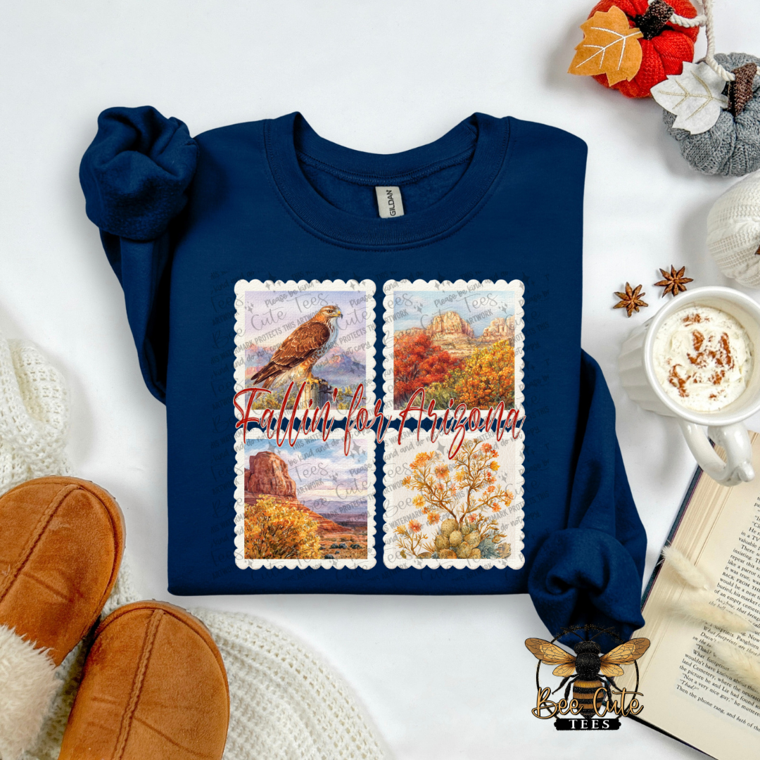 Vintage Fall Arizona Stamps