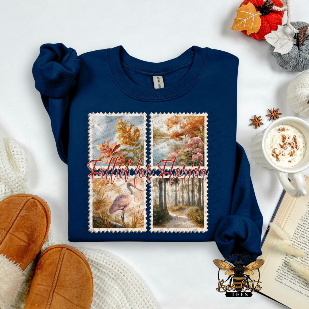 Vintage Fall Florida Stamps