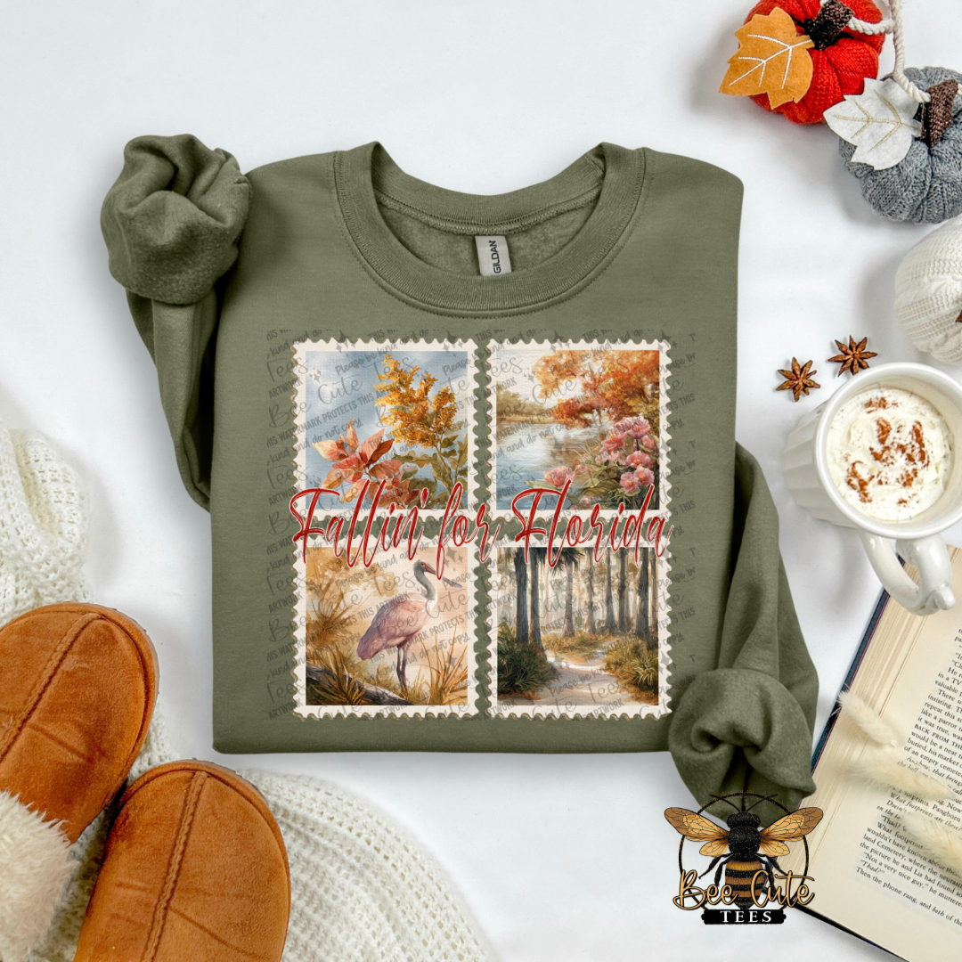 Vintage Fall Florida Stamps