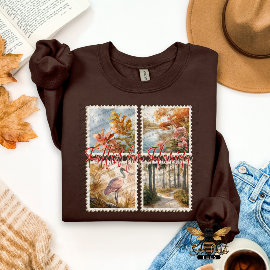 Vintage Fall Florida Stamps