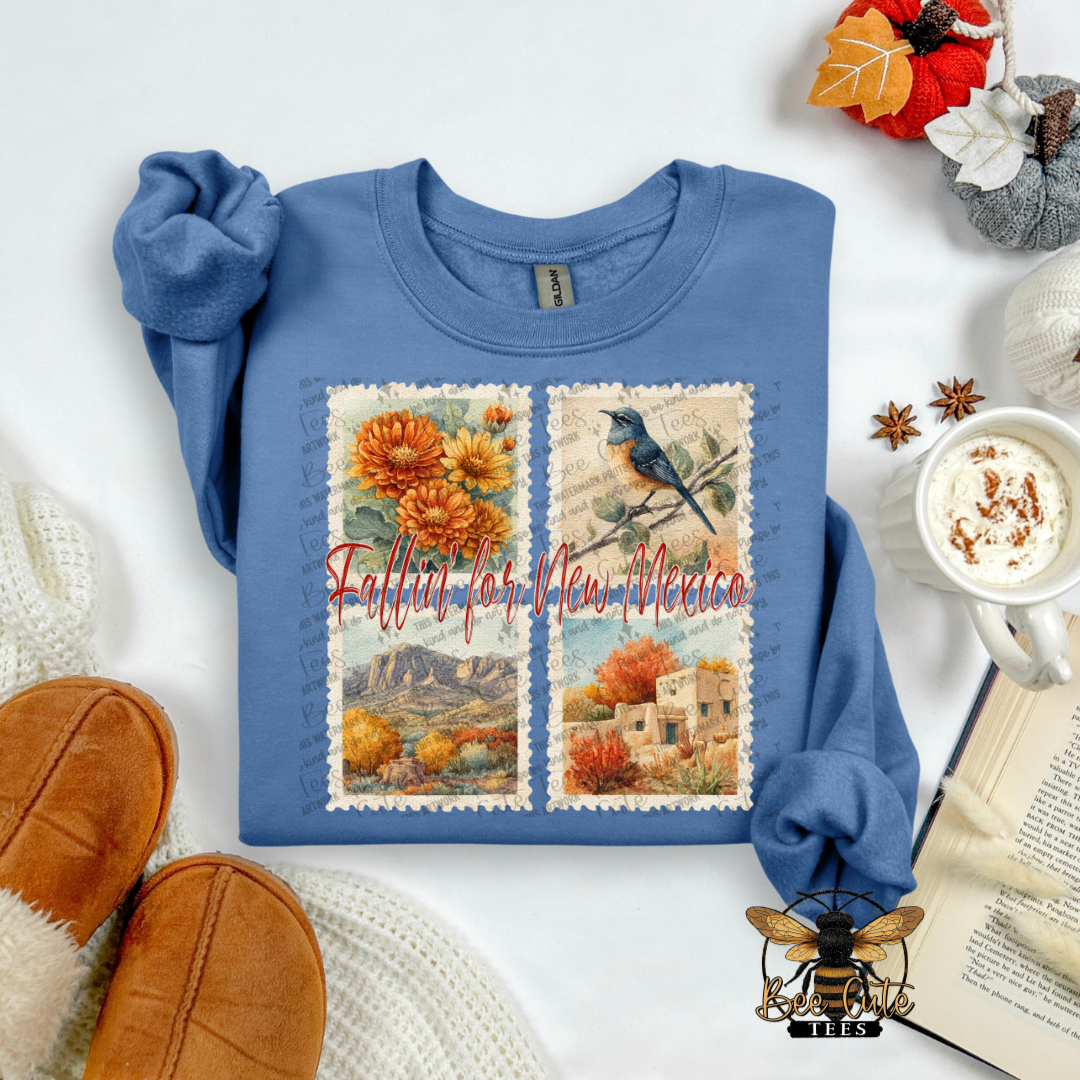 Vintage Fall New Mexico Stamps