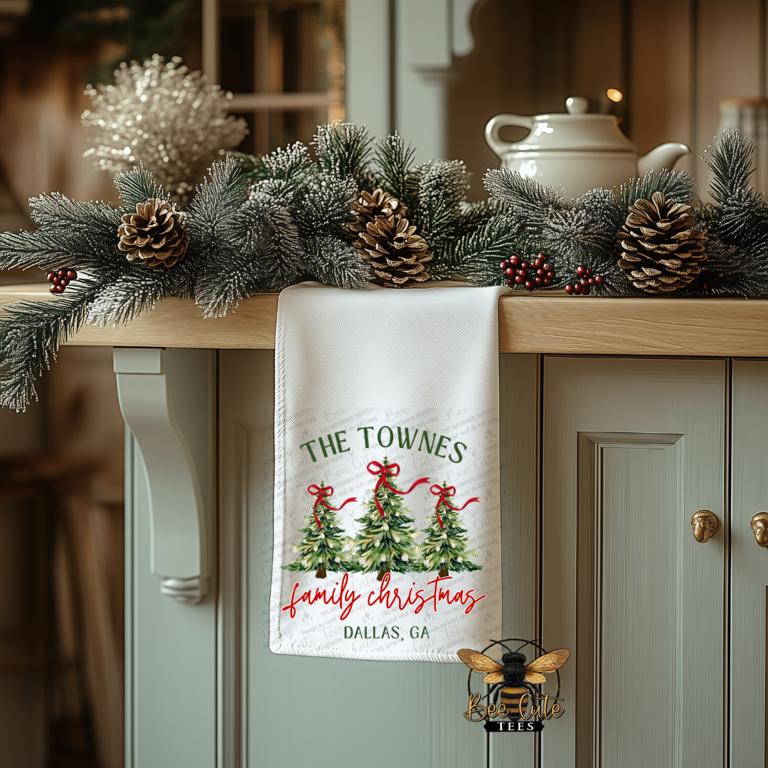 Family Christmas With Personalization