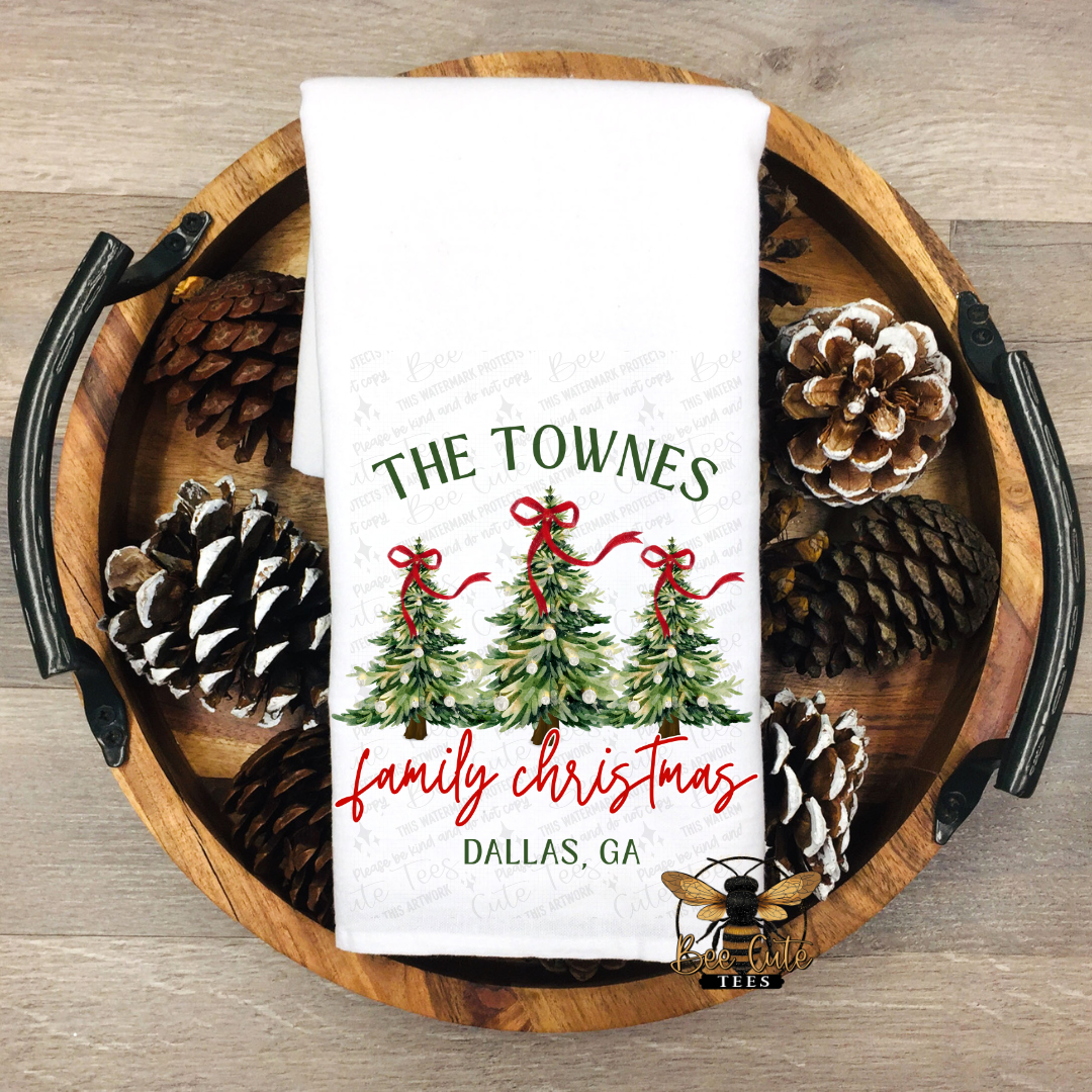 Family Christmas With Personalization