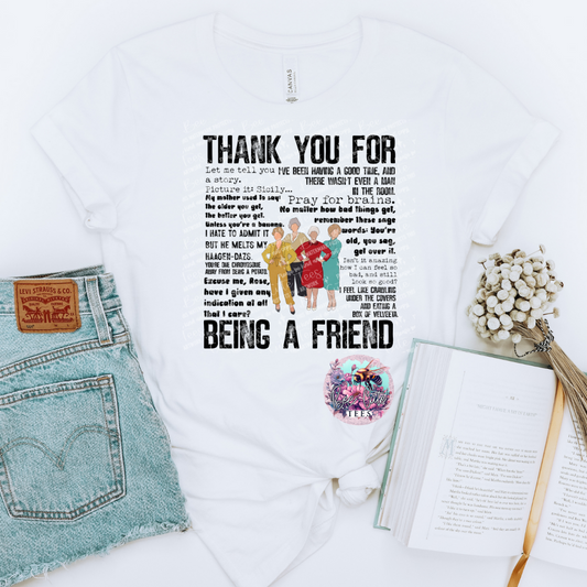 Thank You For Being A Friend